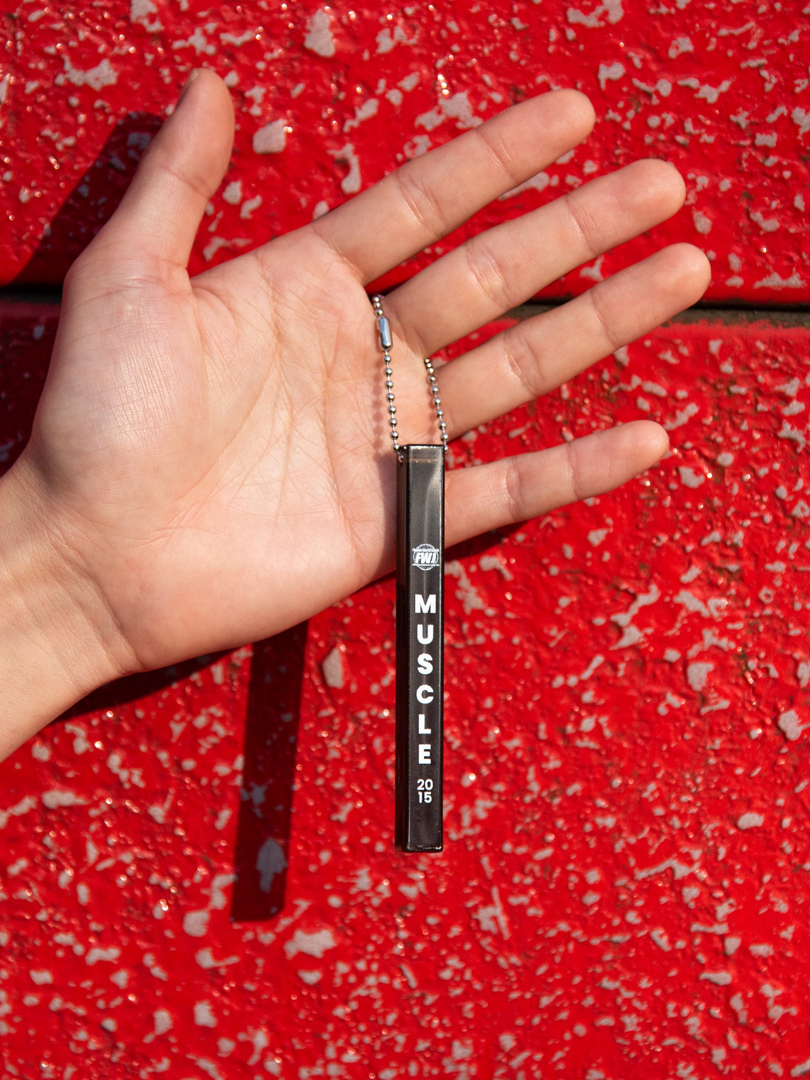 White Logo Collection Hotel Keychain