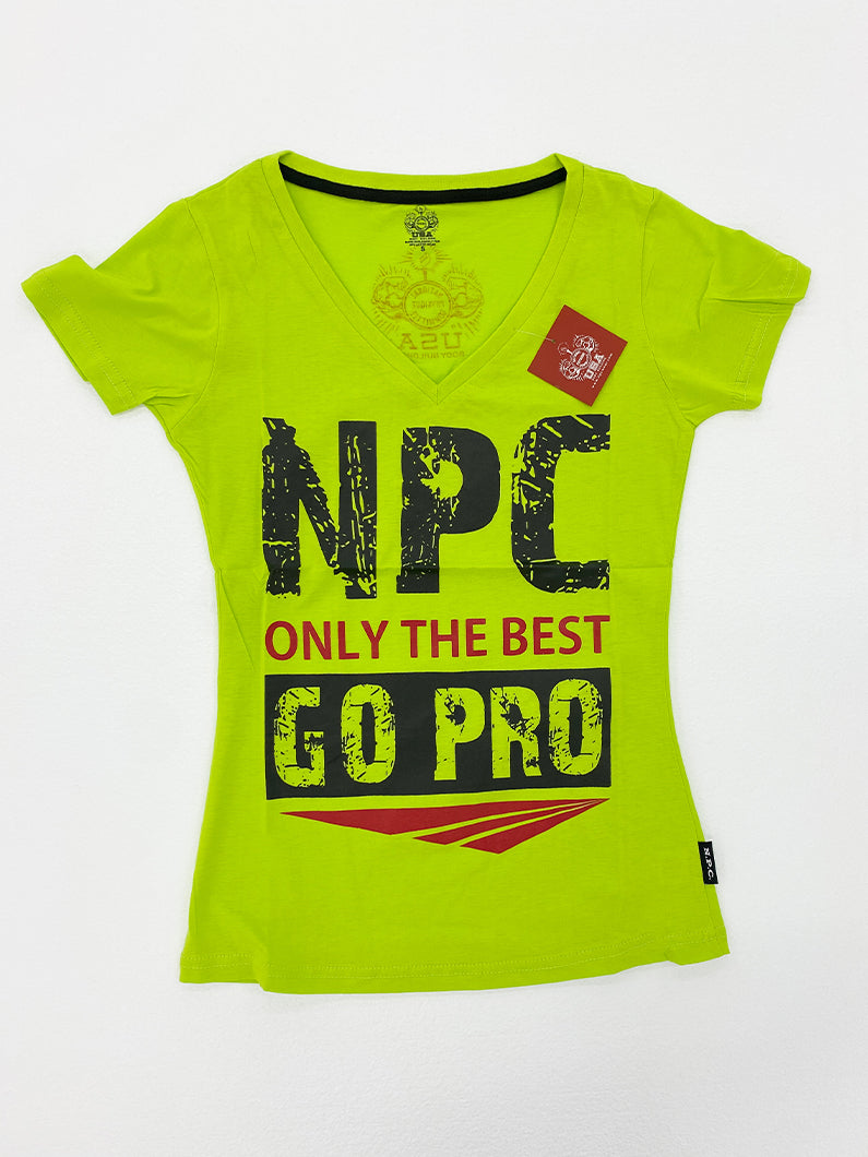 Women's Combed Cotton V-Neck Top