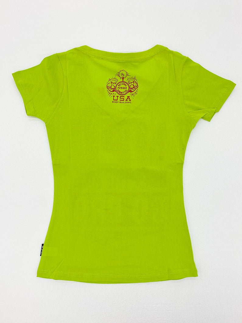 Women's Combed Cotton V-Neck Top