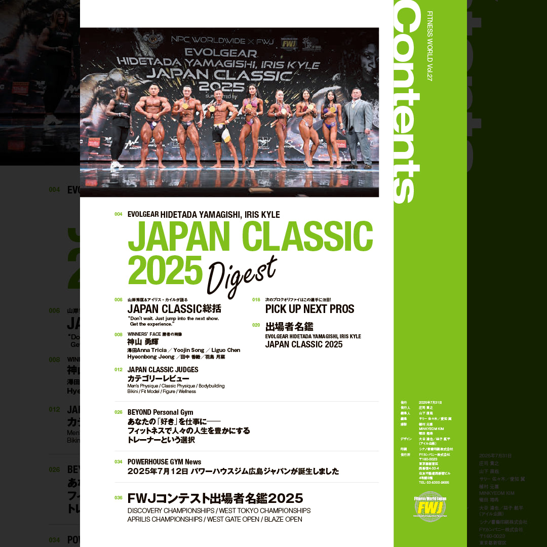 FITNESS WORLD Vol.027