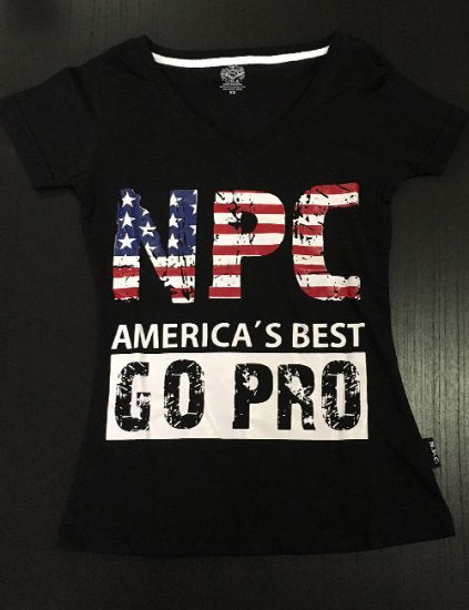Women's Combed Cotton V-Neck Top