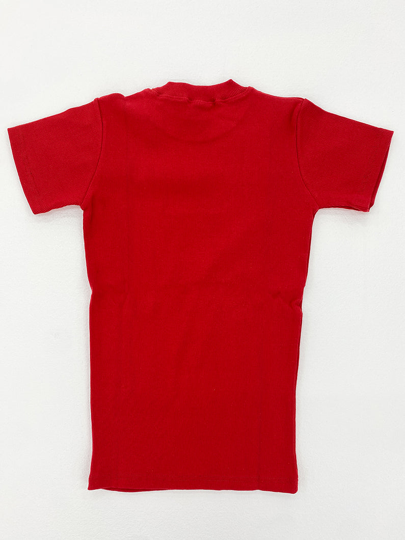 Ribbed Cotton/Lycra Top