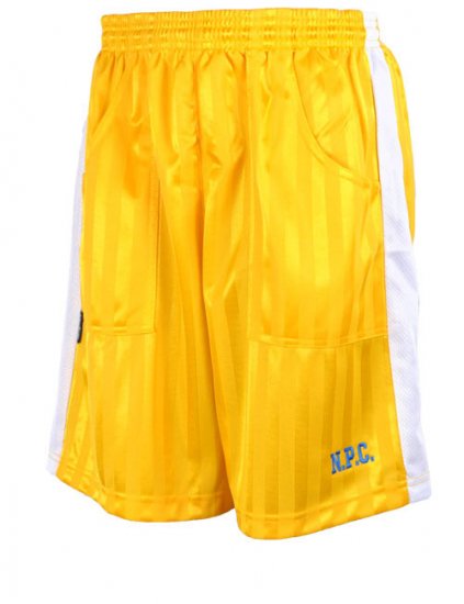 Dazzle Karate Shorts with NPC word embroidery